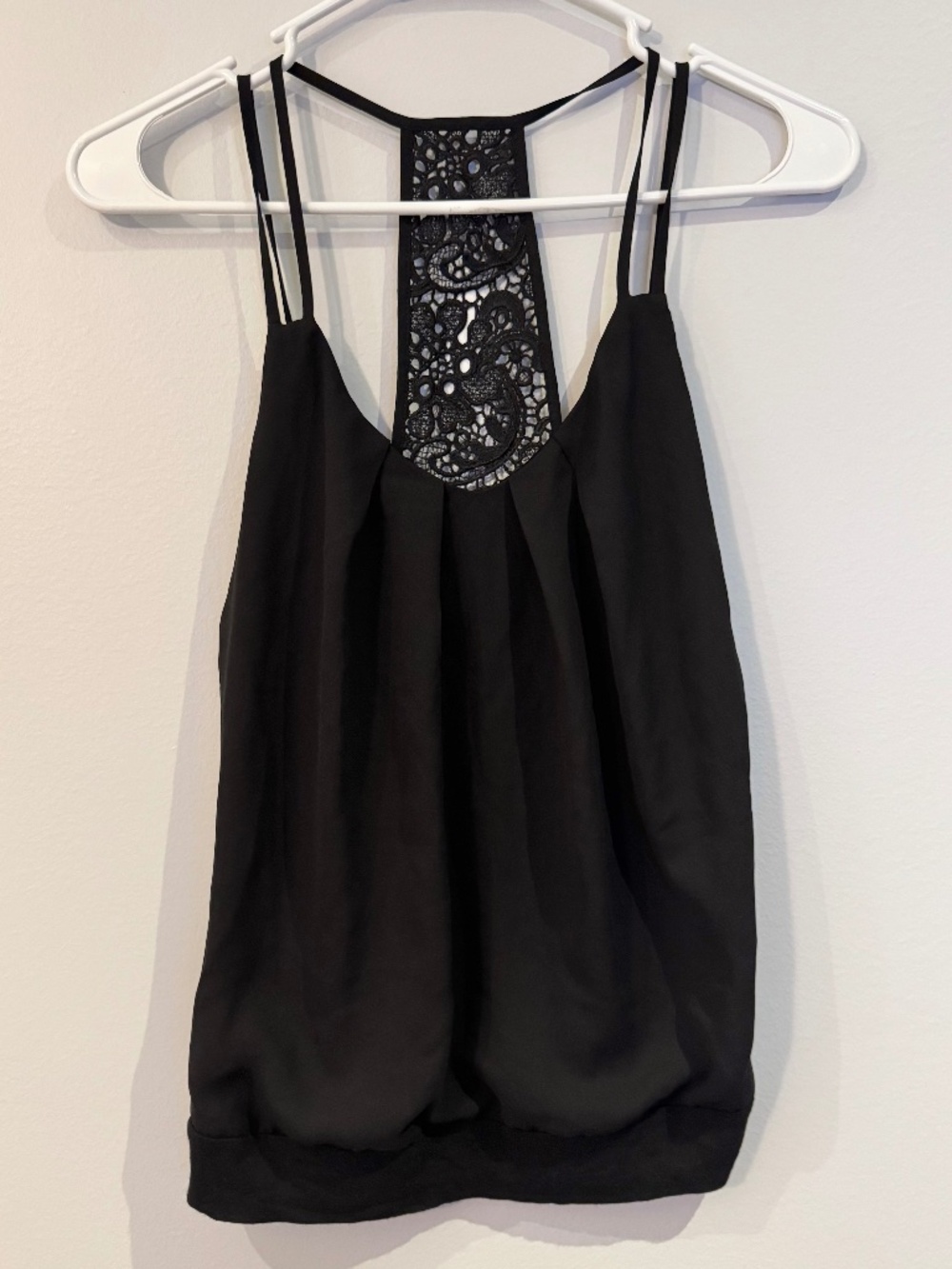 Express Black Lace Racerback Cami Tank Top XS